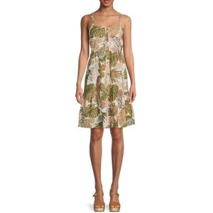 2/$45 Tropical Leaf summer dress